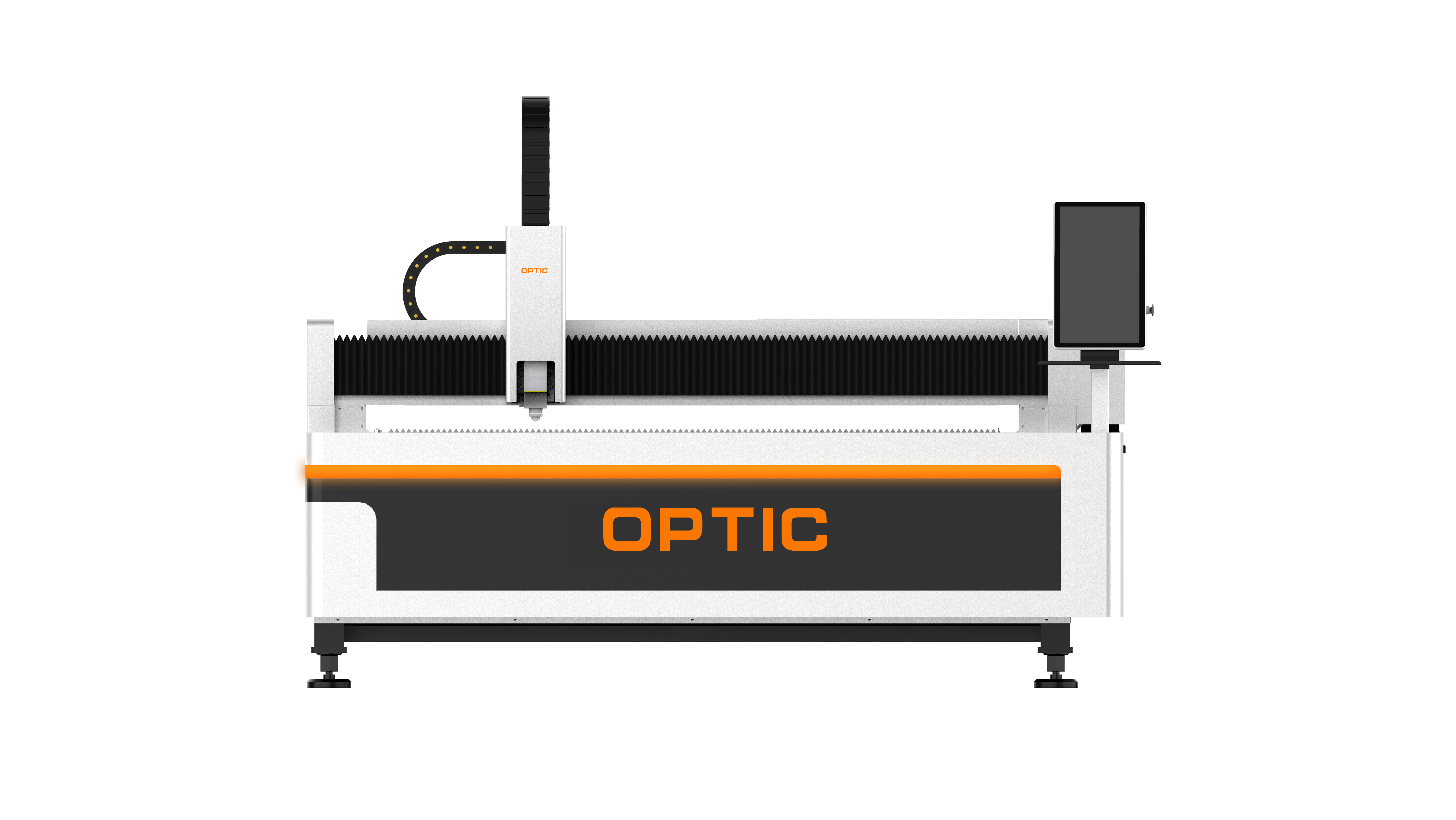 Máquina de corte por láser de fibra CNC de placa de tipo abierta estándar Serie H
